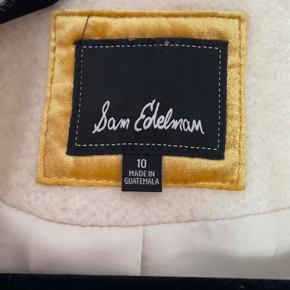 Sam Edelman Cream Teddy Jacket - Picture 2 of 7